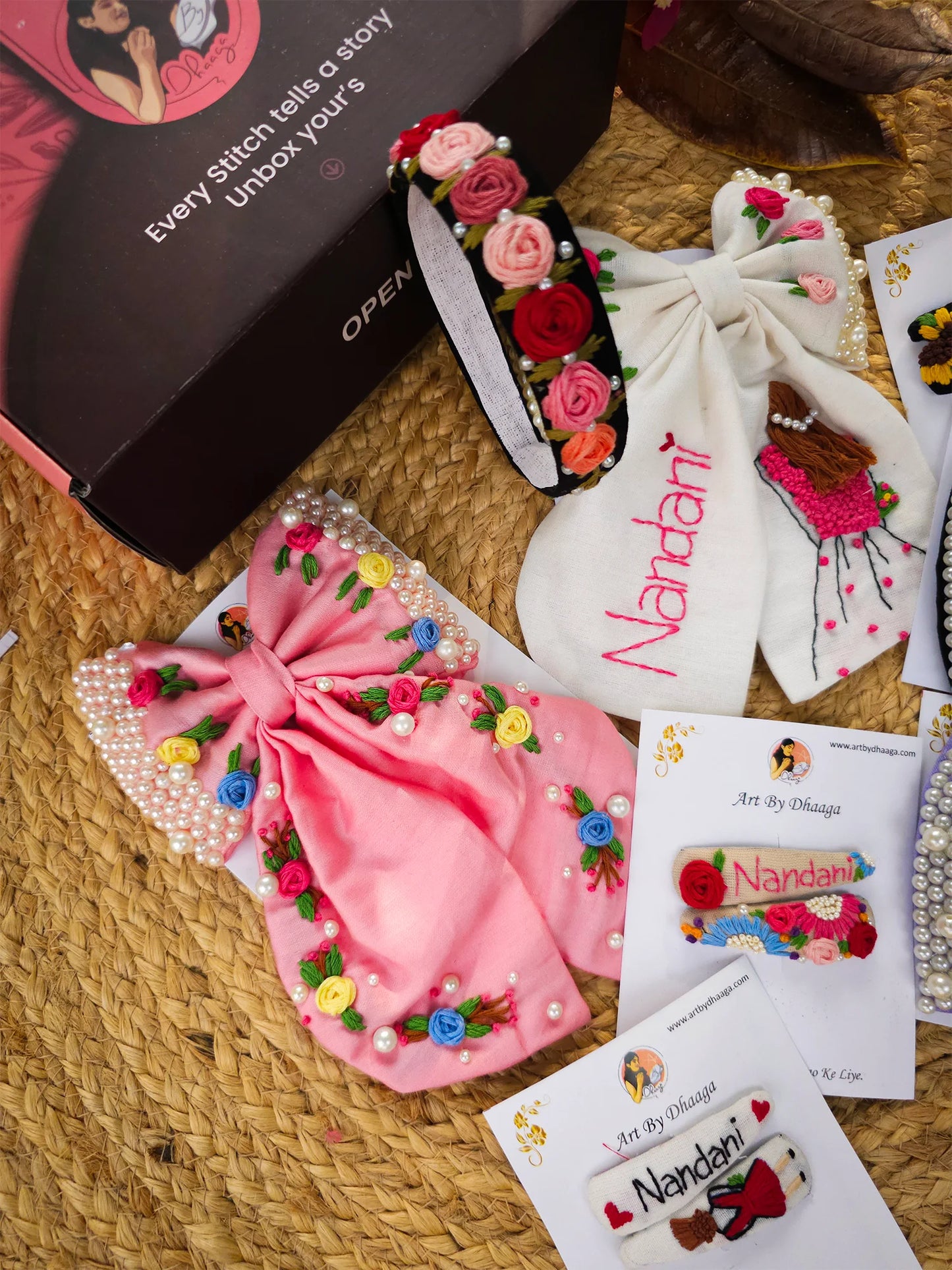 The Keepsake Box – Personalized Hand Embroidered Gift Hamper
