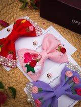Petite Charms Gift Hamper – Hand Embroidered Bow Set