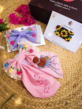 Threaded Sunshine Gift Set – Hand Embroidered Personalized Hamper