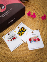 Tic Tac Keeps Set – Hand Embroidered Personalized Hair Clips