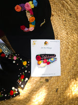 Gulnaar Luxe Personalized Hamper – Hand Embroidered Black Gift Set