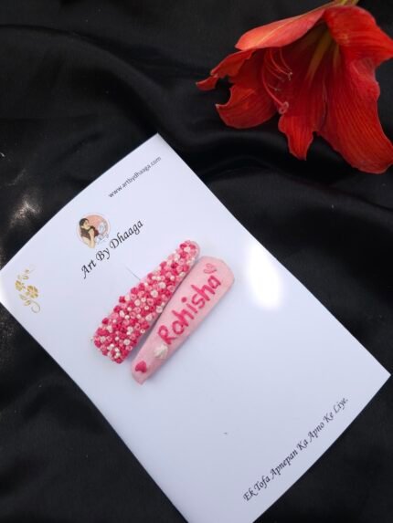 Personalized Embroidery TicTac-Baby Pink