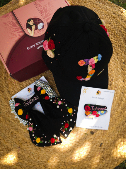 Gulnaar Luxe Set – Personalized Black Gift Hamper