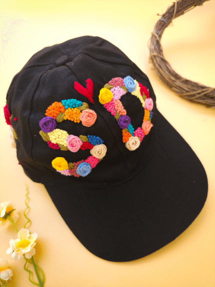 Lovebirds Crown 🖤❤️ – Custom Initials Couple Caps