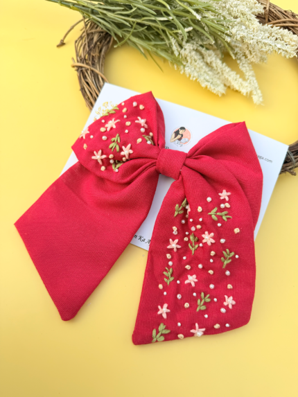 LAKSHMI – Hand-Embroidered Auspicious Bow